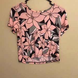 Cropped Floral Shirt!